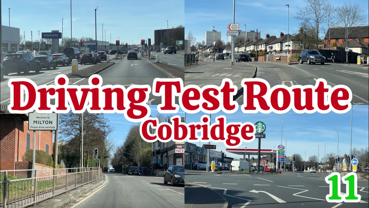 Driving Test Route 11 | Cobridge | Stoke-on-Trent | 2025