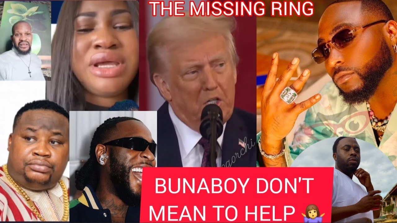 NETIZENS REACT OVER DAVIDO MULTIMILLION MISSING RING #BUNABOY'S HELP WAS TO DISTRACT#U.S NO MORE GA*