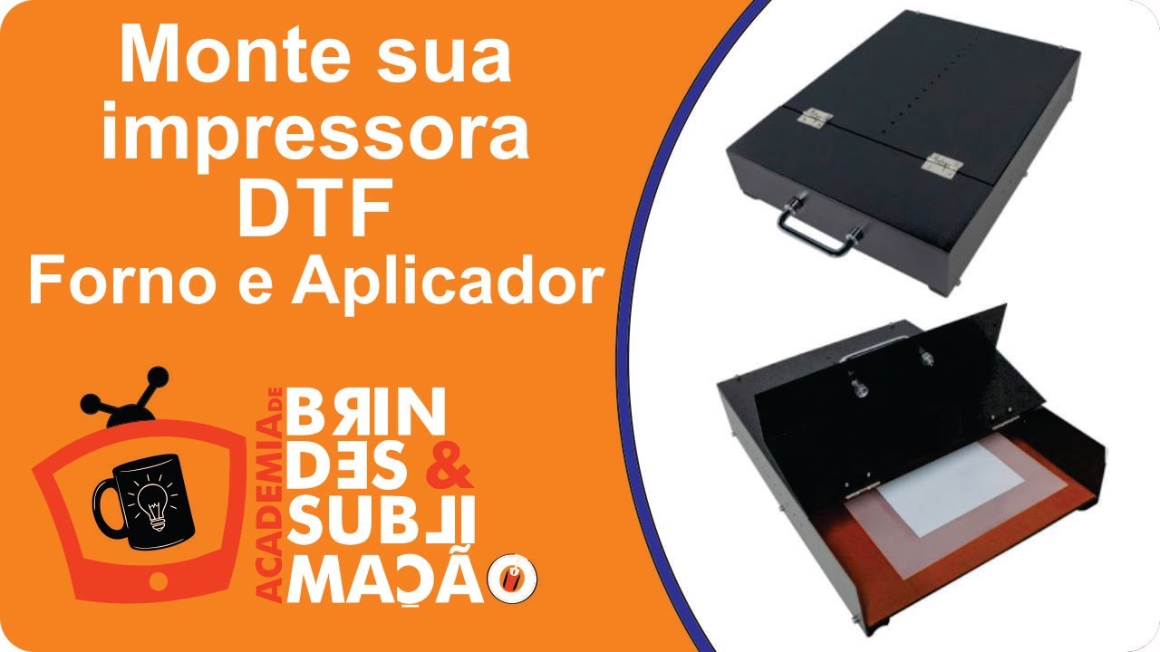 DTF PRINT - PASSO A PASSO - O que preciso para começar a fazer ( Forno e Aplicador ) Vídeo 3