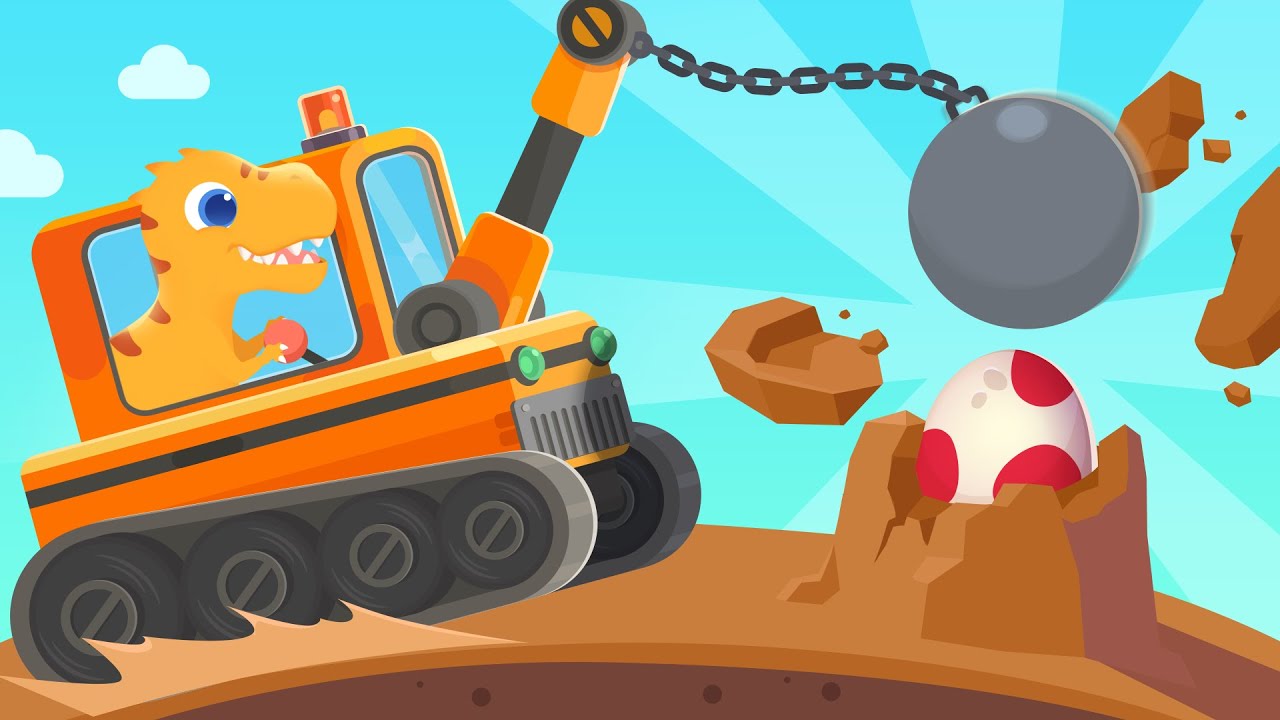 Dinosaur Digger 3 💎 - Truck & Fun Dinosaur Games For Kids | Kids Games | Kids Learning | @Yateland