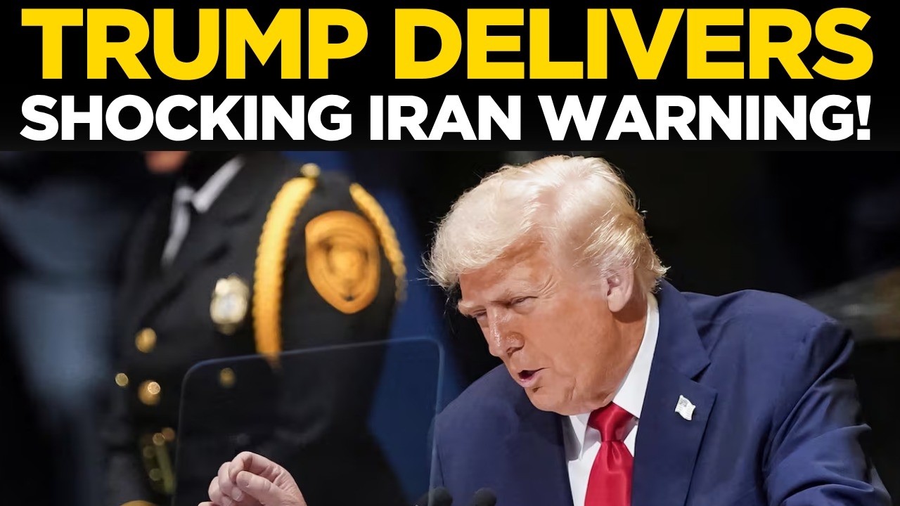 Breaking News LIVE: President Trump Speaks At UN On Looming Iran Conflict | Trump LIVE | World News