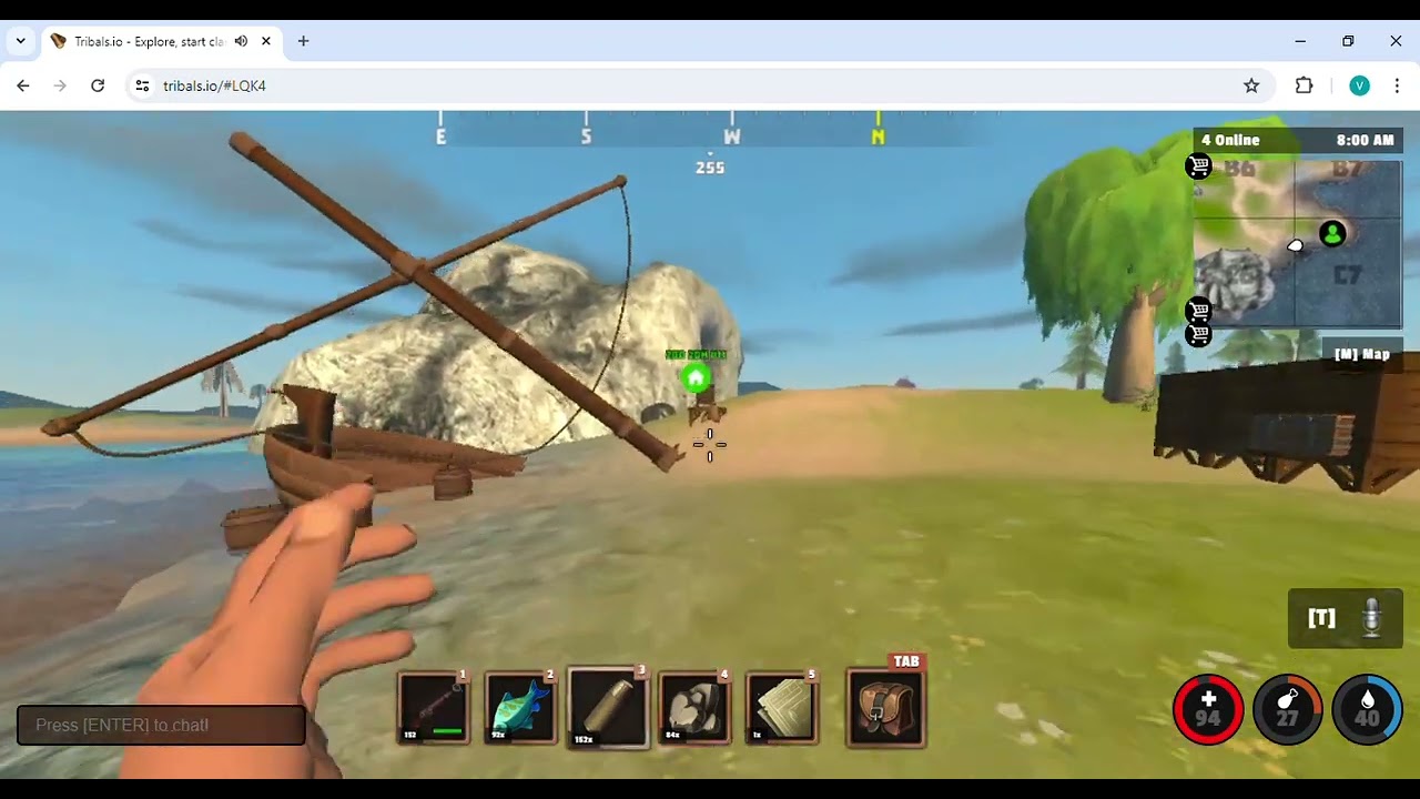 Tribals.io  Raid with friend Part2