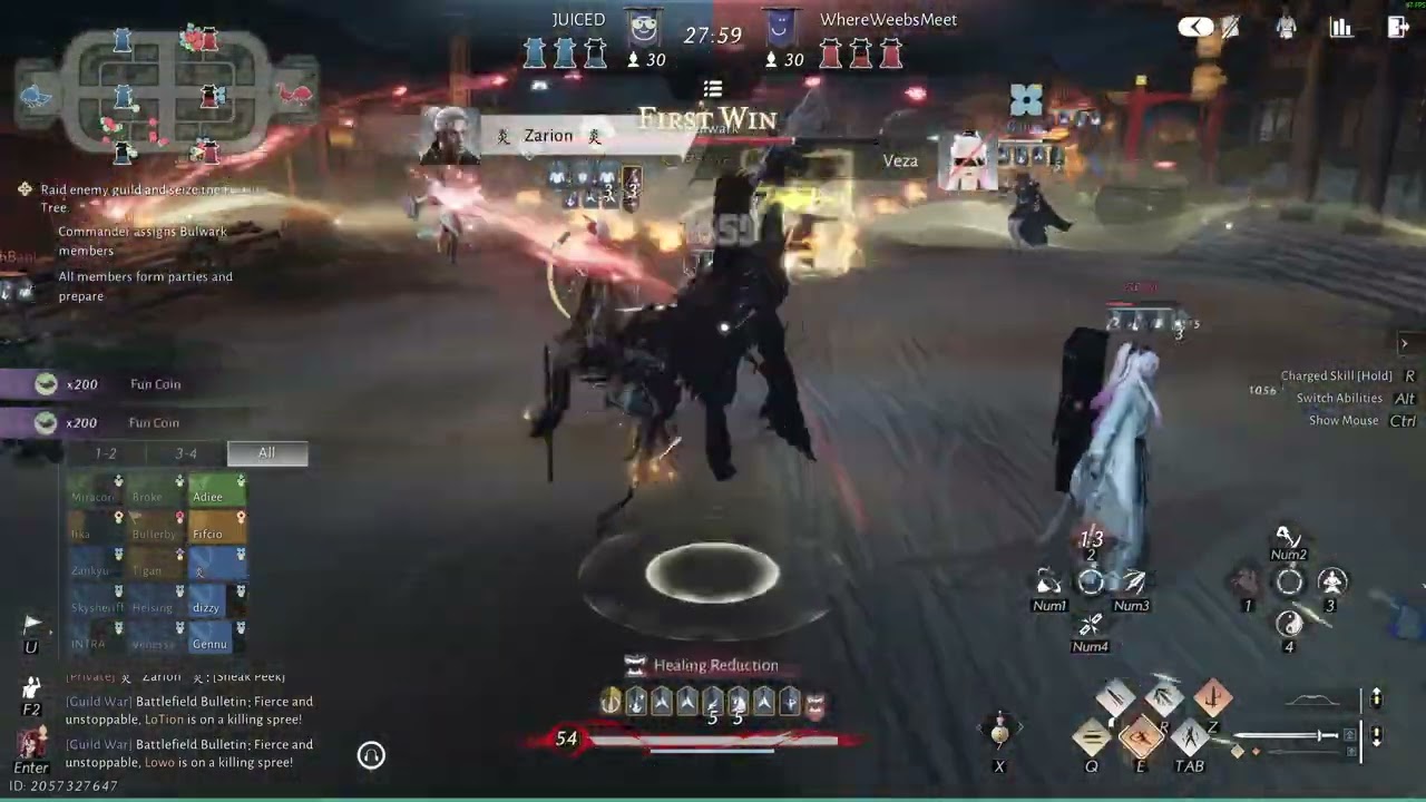 Ранг 1 JUICED GvG Безымянный DPS POV - JUICED x WhereWeebsMeet