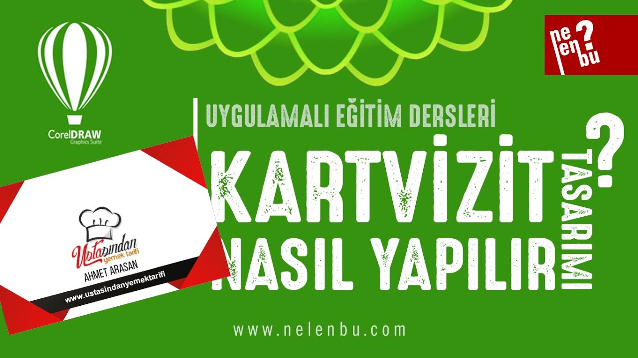 Kartvizit Tasarımı Nasıl Yapılır - Corel Draw Dersleri