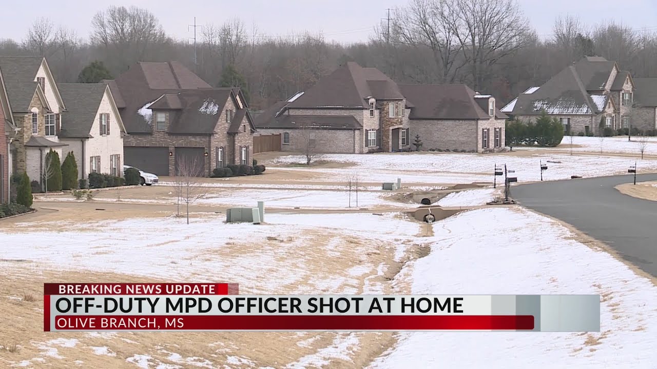 Off-duty Memphis officer shot outside home in MS