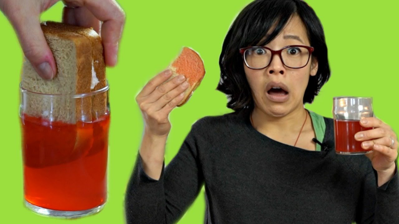 HAWAIIAN PUNCH Dipped TUNA FISH Sandwich  | Adrienne Bailon's WEIRD Food Combos Taste Test