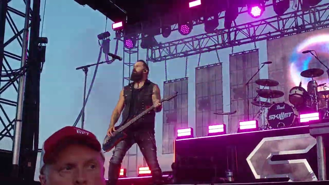 Skillet Feel Invincible Live @ RRVF 7-JUL-2024
