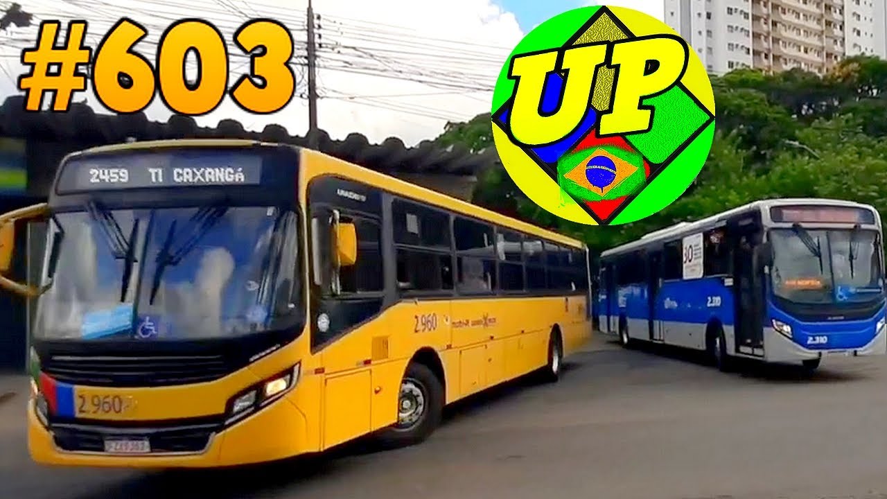 #603 Ônibus e BRTs  em frente ao Ti Caxangá  -  Av. Caxangá - Movimentação intensa na parte da manhã