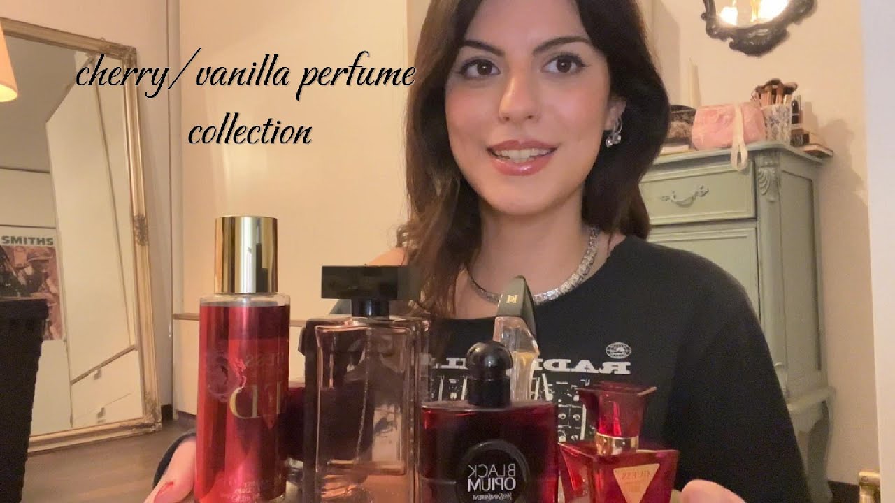 My perfume collection!(vanilla/cherry coded)
