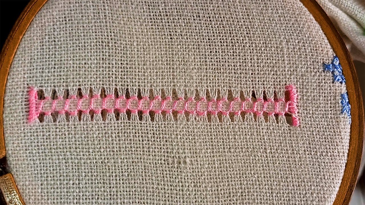 Hand embroidery simple drawn thread embroidery tutorial: Tarkashi design