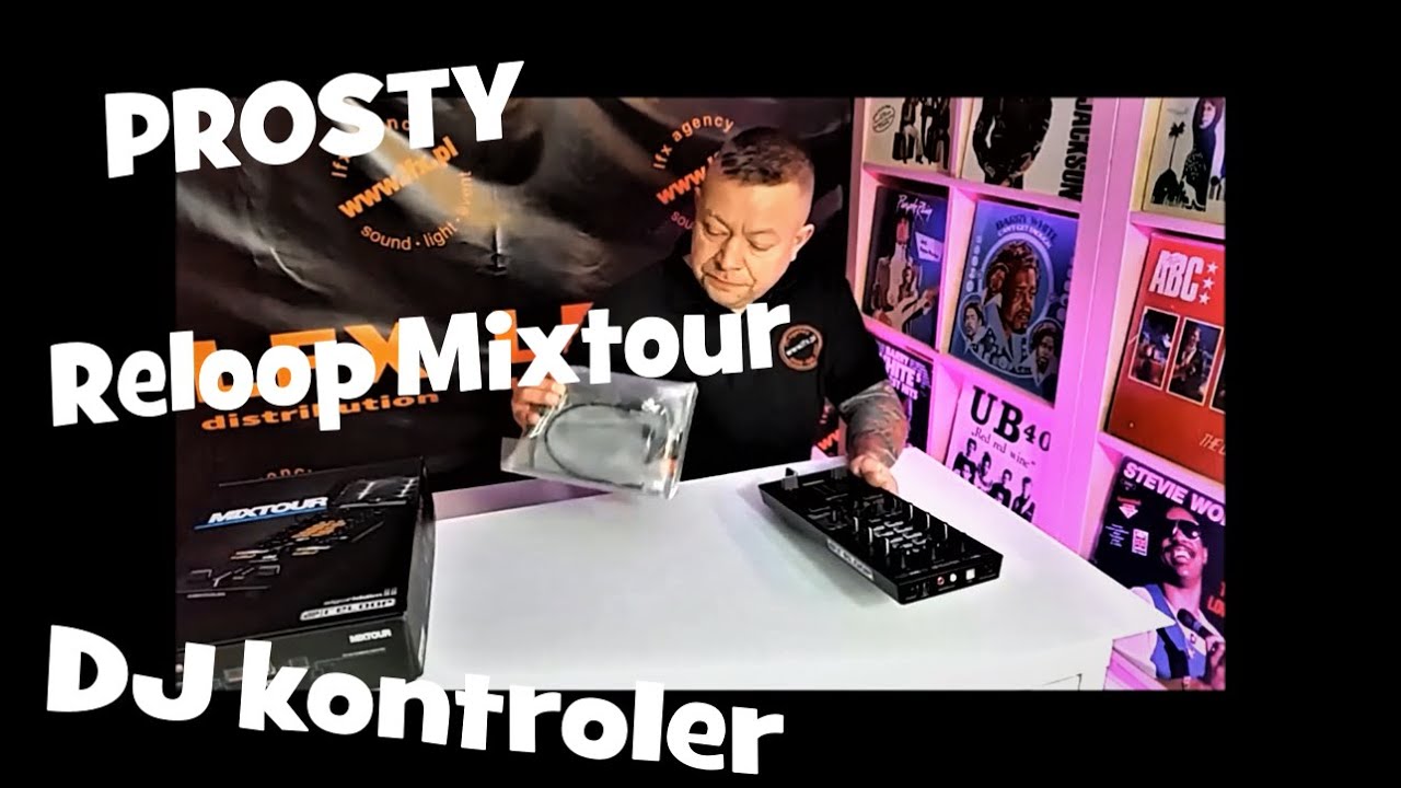 Prosty DJ kontroler - Reloop Mixtour - pierwsze wrażenia