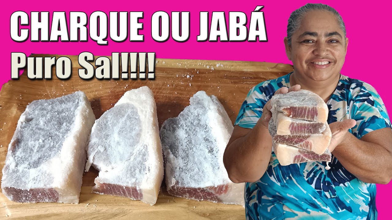 COMO FAZER A CARNE SECA (JABÁ ) CHARQUE MAIS FÁCIL DE TODAS!!! (PASSO A PASSO)