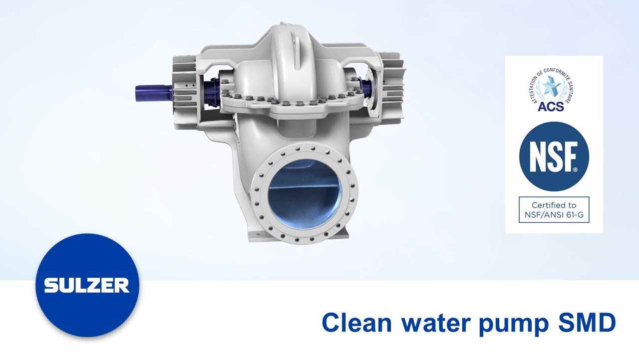 SMD Double Suction Pump: Certified for Drinking Water Applications