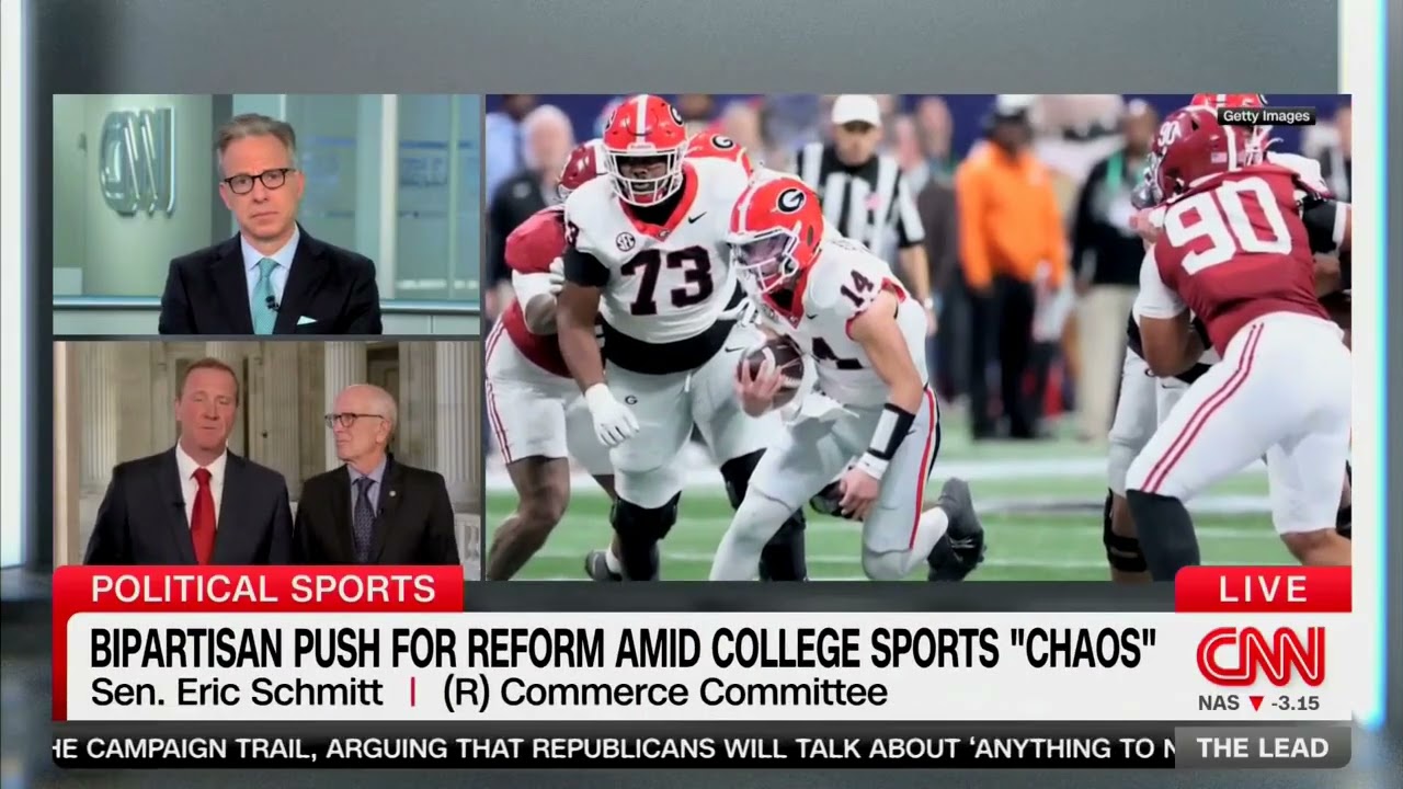 Senator Schmitt Discusses Bipartisan Effort to Bring Stability to College Sports on CNN