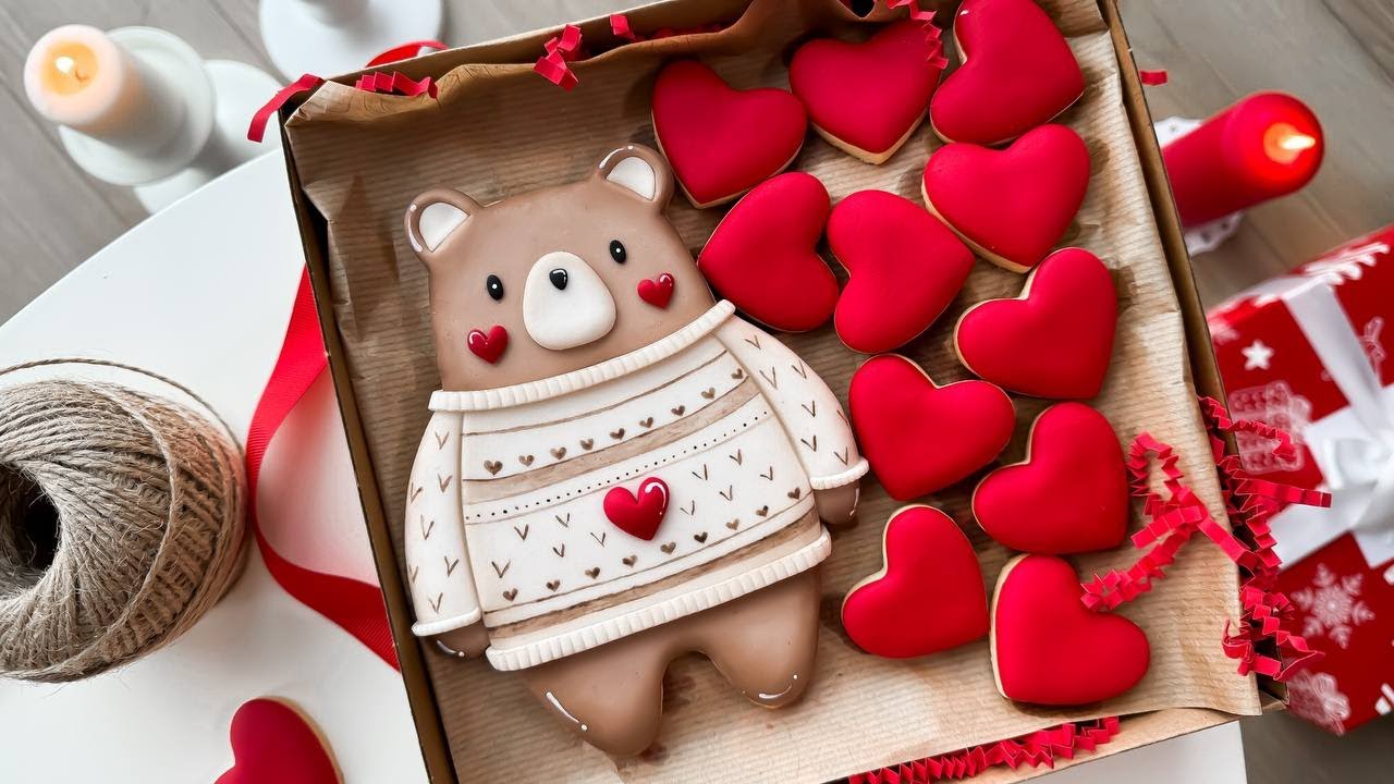 آموزش تزیین کوکی کره ای با فودانت | How to decorate #cookies  with #fondant