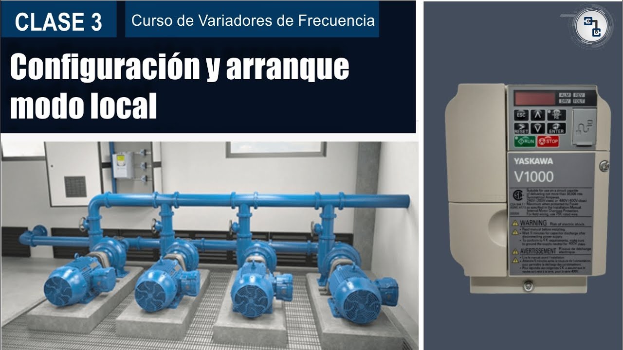 YASKAWA V1000 | Configuración y arranque modo local | Curso de VFD - Clase 3 | ICMA FUNDAMENTALS