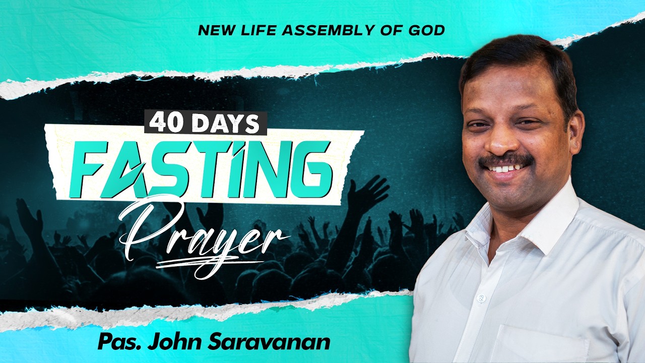 40 DAYS FASTING PRAYER | 09 FEB 2026 | 11 AM | Ps. John Saravanan