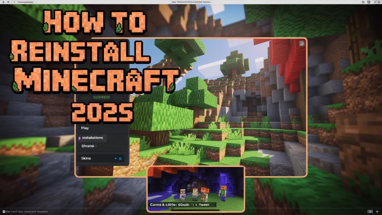 Как быстро и легко переустановить Minecraft! 2025