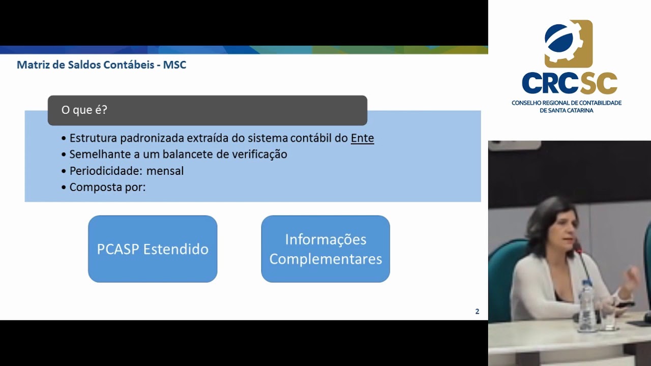 Debate CRCSC - Matriz de Saldos Contábeis