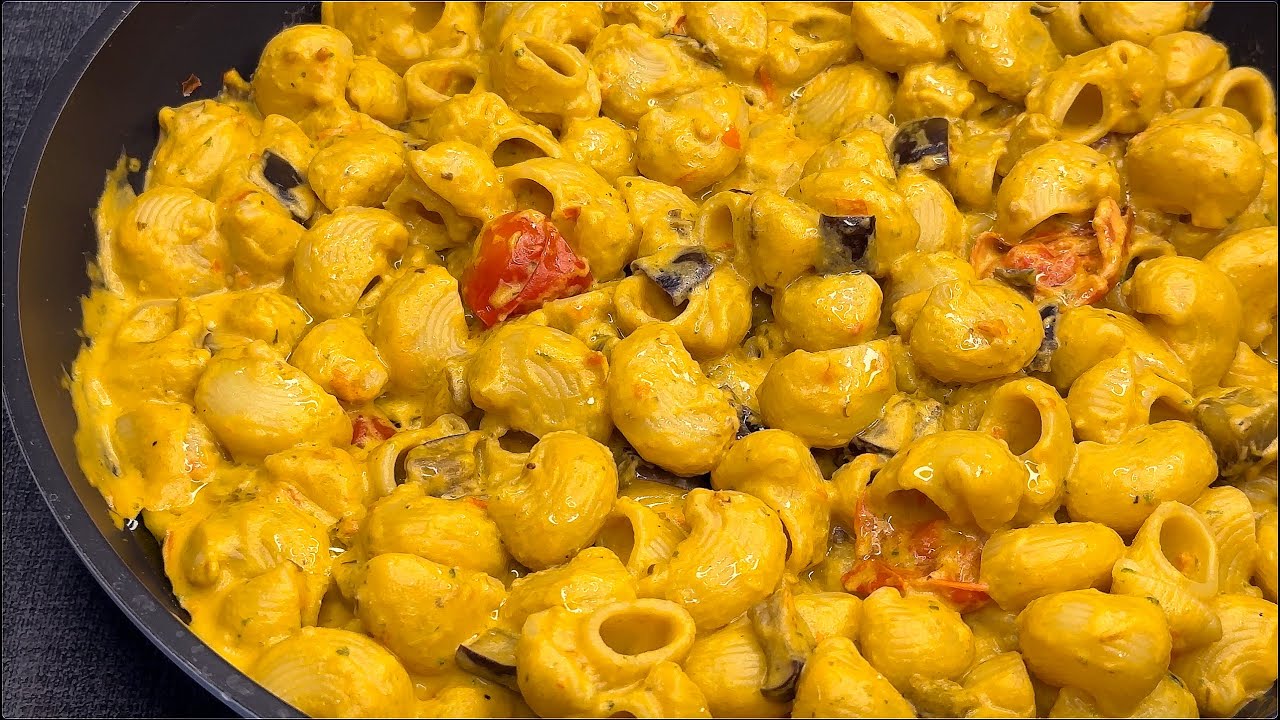 Такой вкусной пасты с баклажанами у меня никогда не было! Рецепт сливочной пасты всего за несколько
