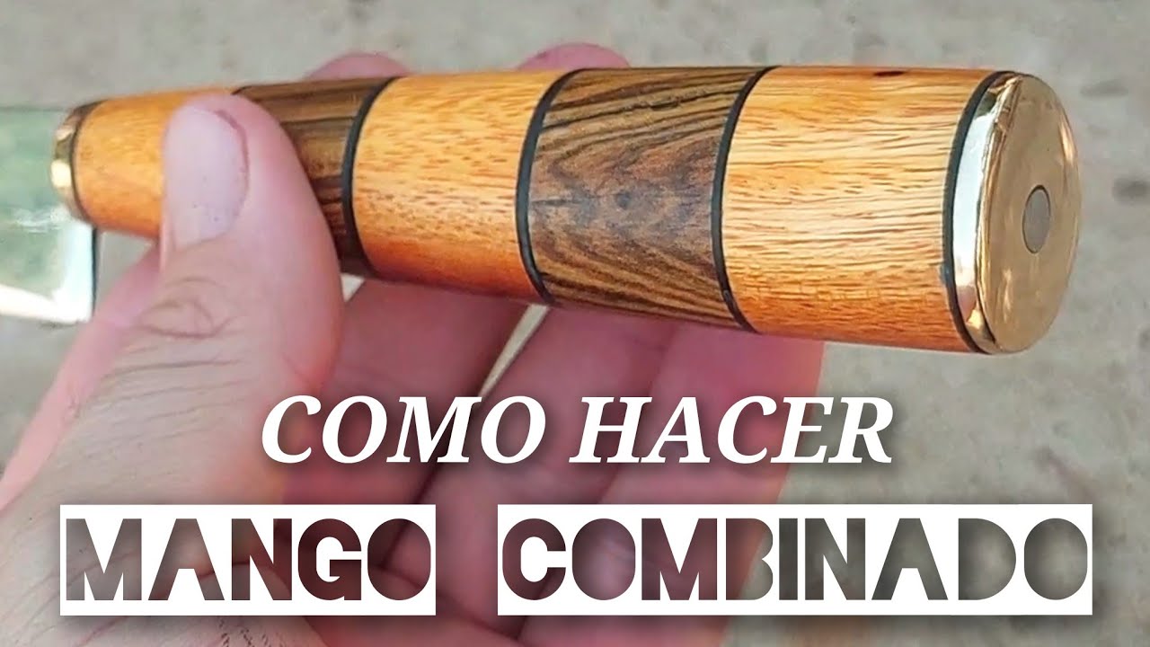 COMO HACER MANGO COMBINADO para CUCHILLO CRIOLLO