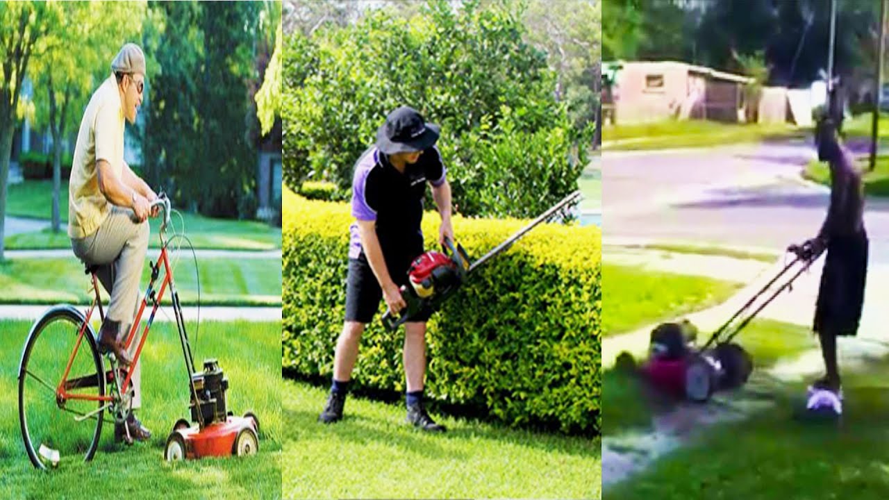 Funniest Grass Cutting Fails
