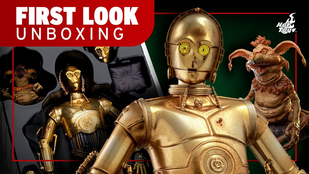 Hot Toys C-3PO Star Wars Return of the Jedi Figure Unboxing | First Look
