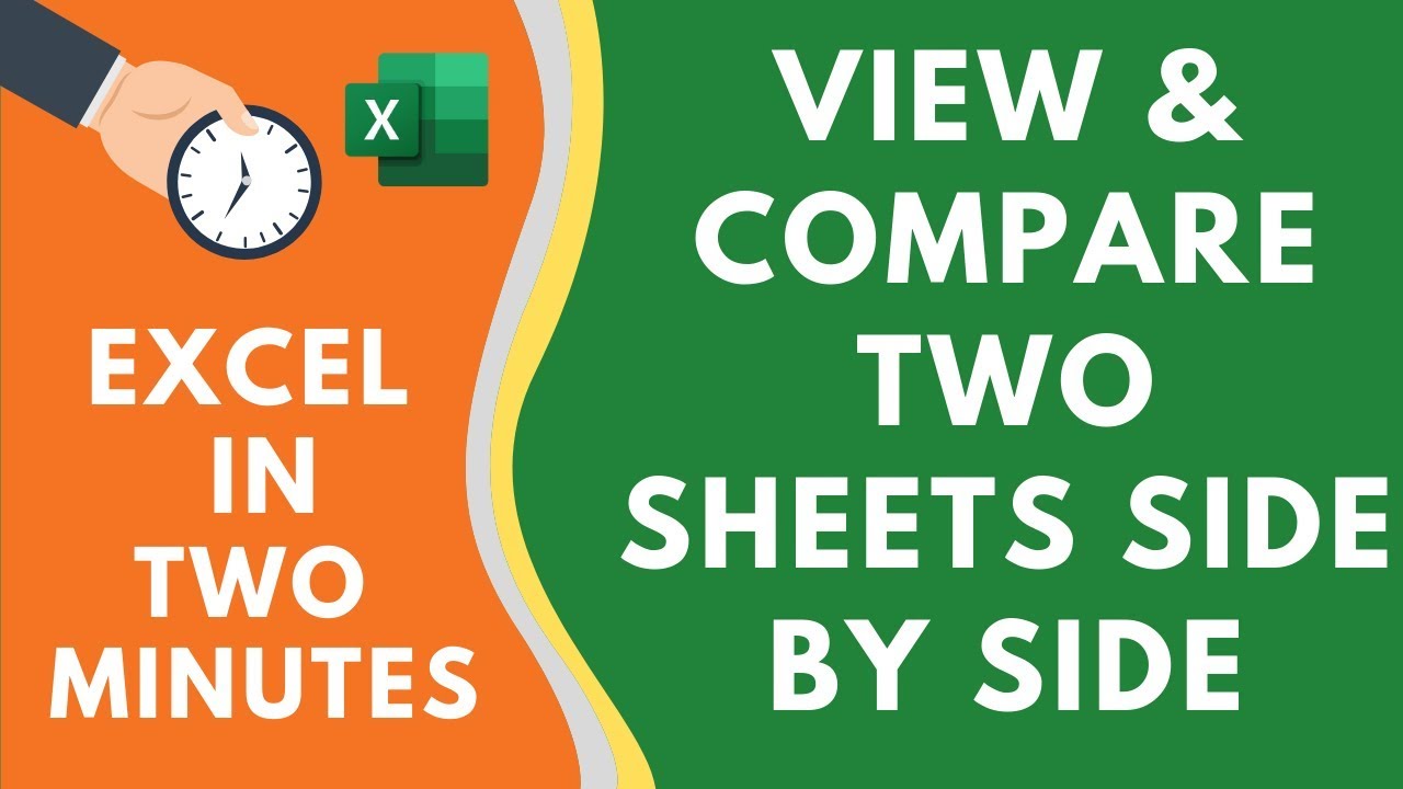 View & Compare Two Sheets SIDE-BY-SIDE in the Same Excel File