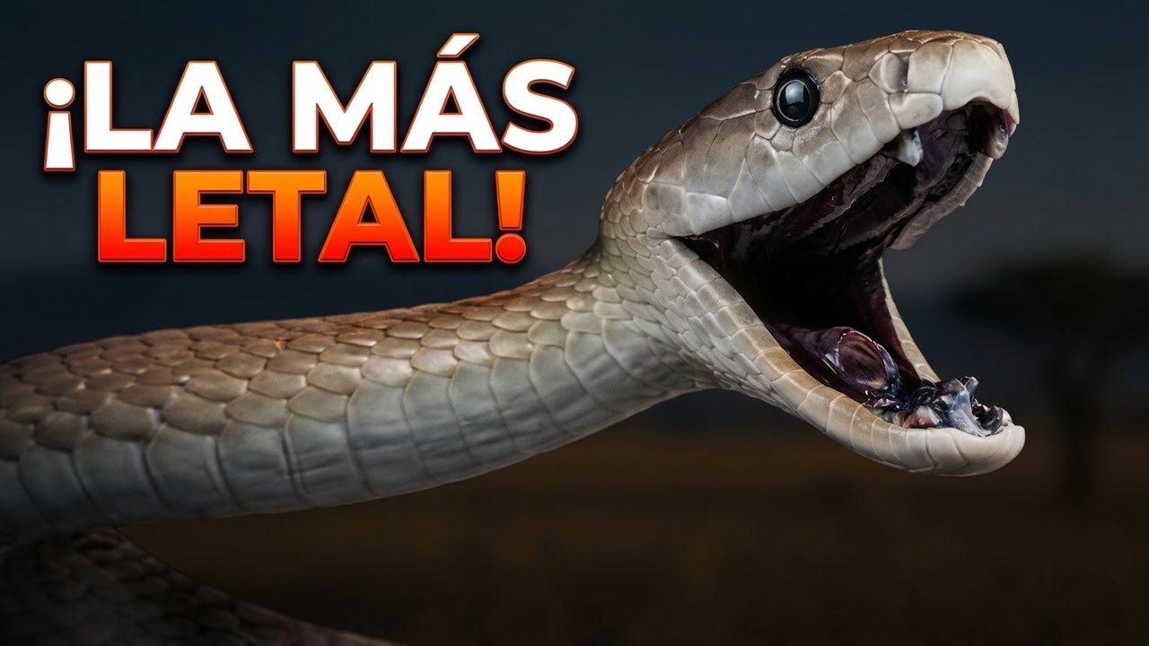 La Mamba Negra: La Serpiente M&aacute;s Letal de &Aacute;frica
