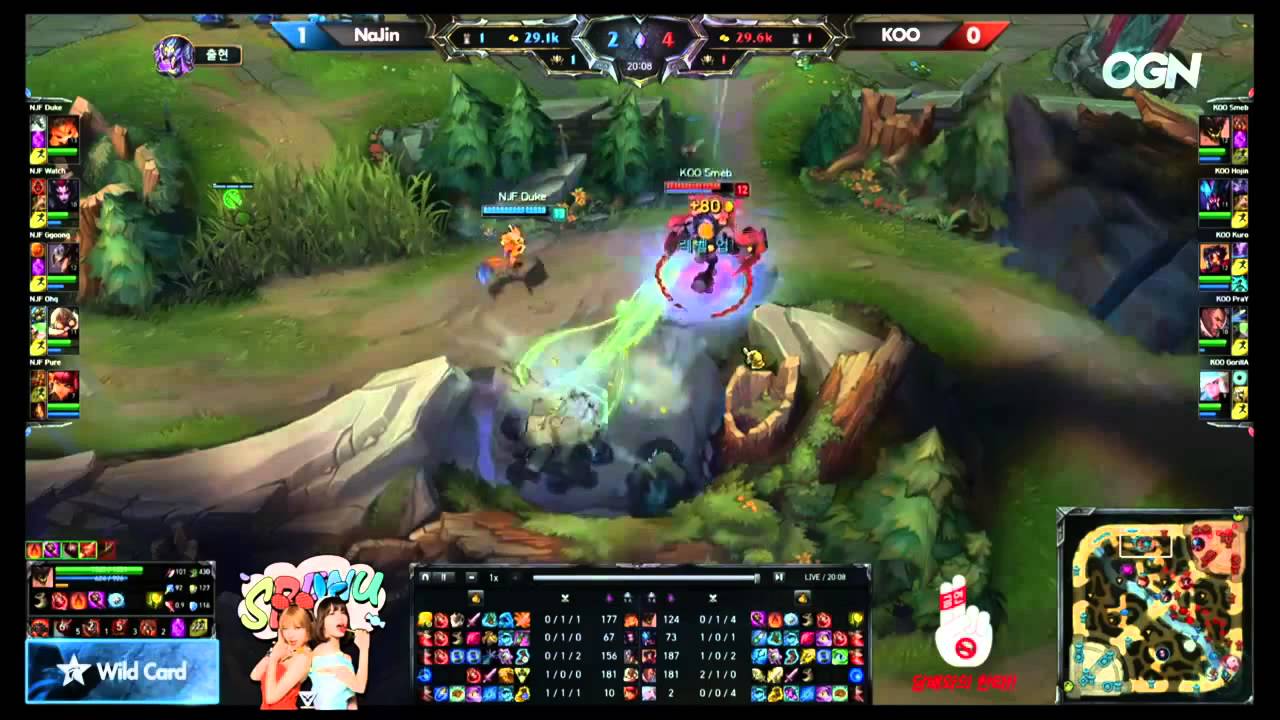 KOO vs. NJE - Game 2 - Round 1 - LCK Summer Playoffs 2015