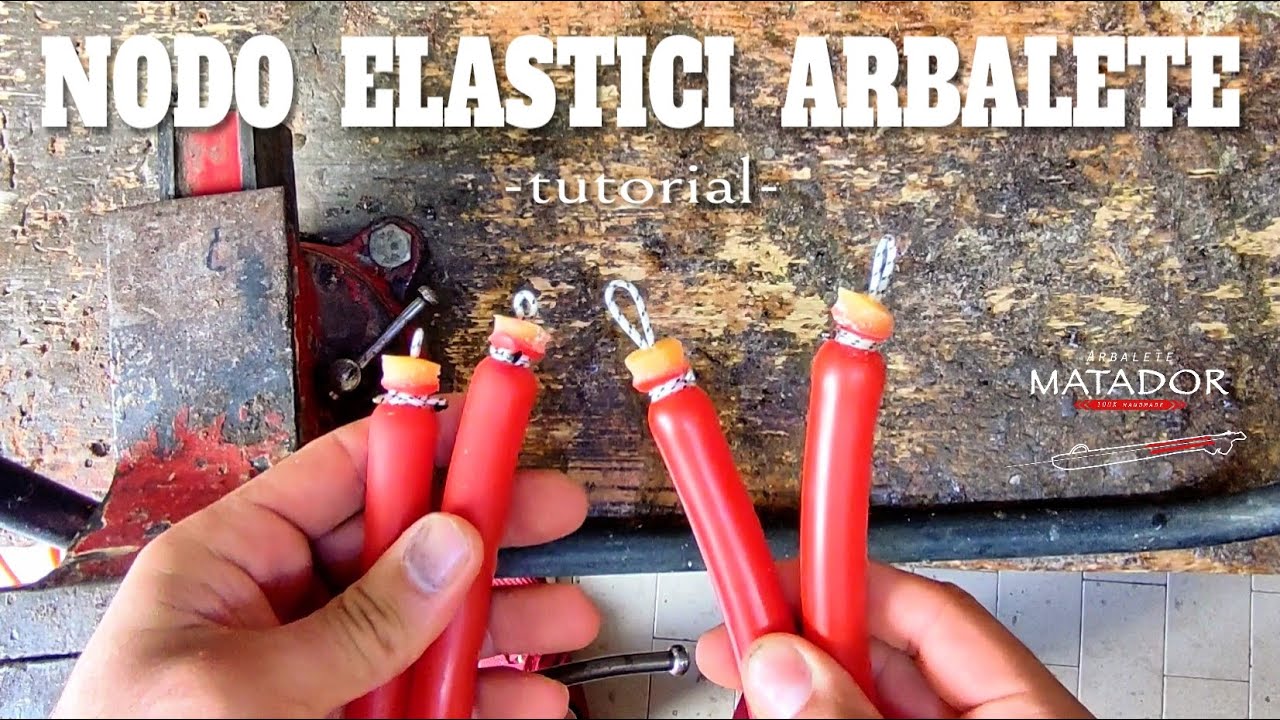NODO ELASTICO ARBALETE TUTORIAL pesca sub spearfishing arbalete Matador