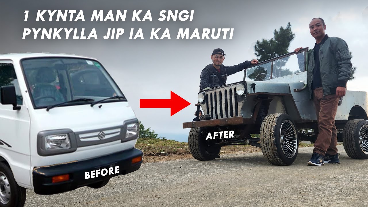 Na ka Maruti van sha ka American Jeep pynkylla u rangbah na Mawlynrei