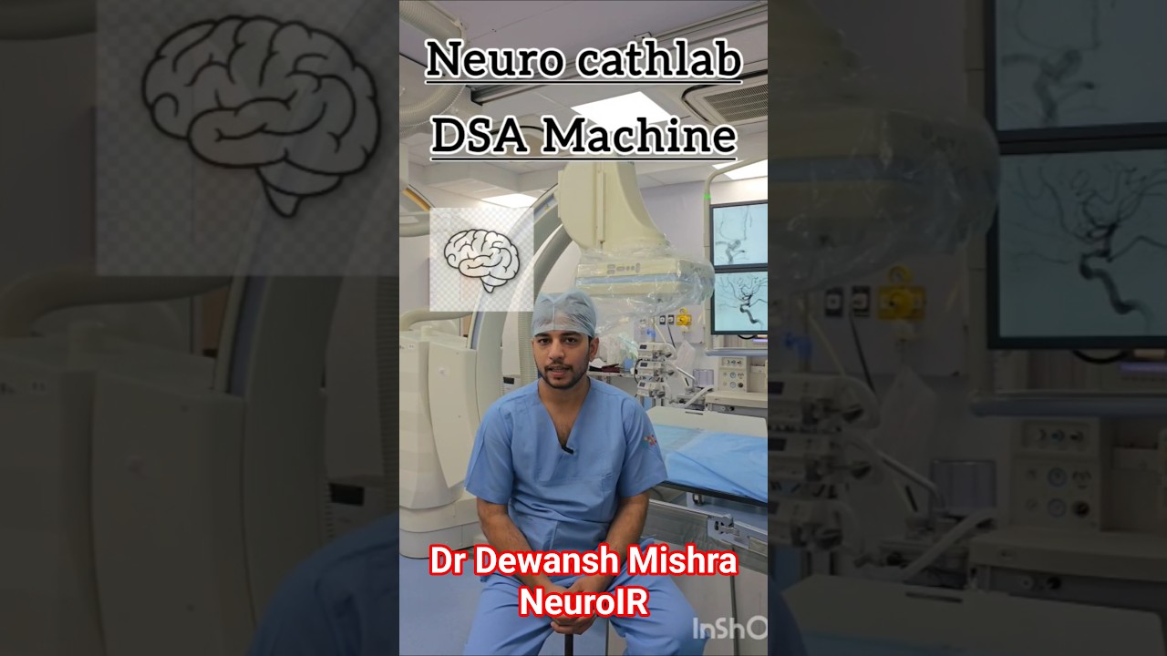 Neurointervention biplane cathlab and DSA machine. 
