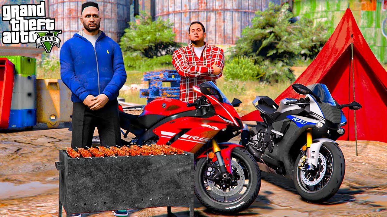 РЕАЛЬНАЯ ЖИЗНЬ В GTA 5 - ПОЕЗДКА НА ДАЧУ НА МОТОЦИКЛАХ! НА НАС НАПАЛ МЕДВЕДЬ В ЛЕСУ! 🌊ВОТЕР