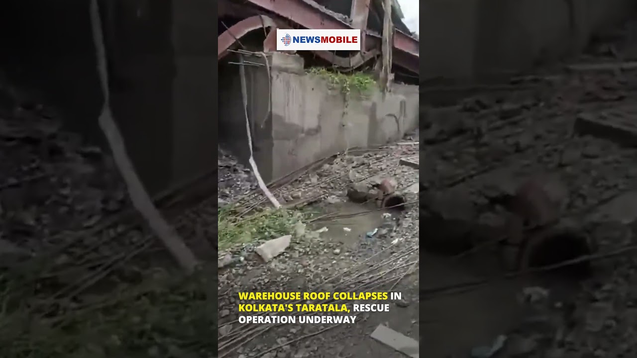 Warehouse Roof Collapses in Kolkata's Taratala, Rescue Operation Underway