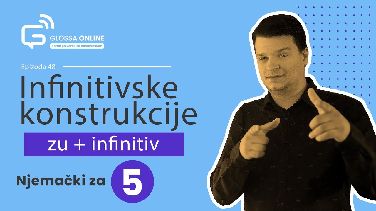 Njemački za 5: Infinitivske konstrukcije 