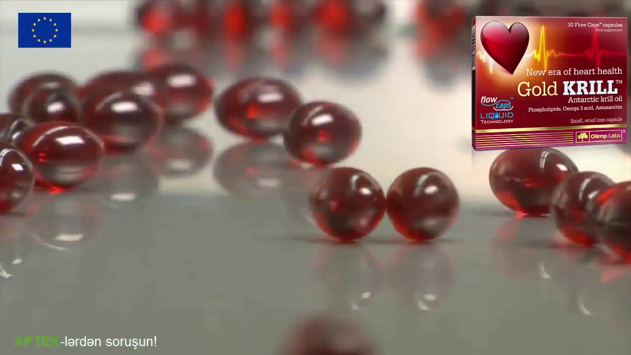 Gold Krill - krill yağı və faydaları