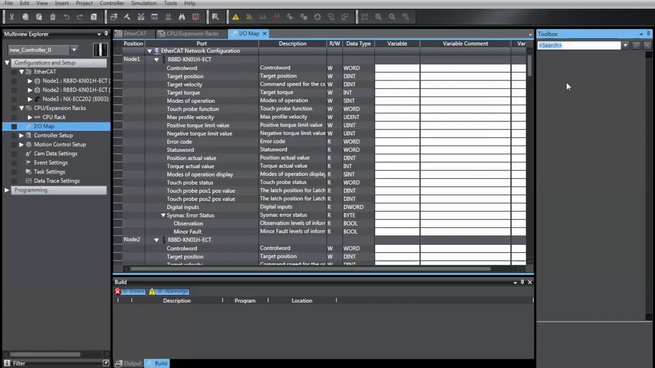 Ders:3 | OMRON Sysmac Studio CPU Expansion Rack ve IO Map Kullanımı