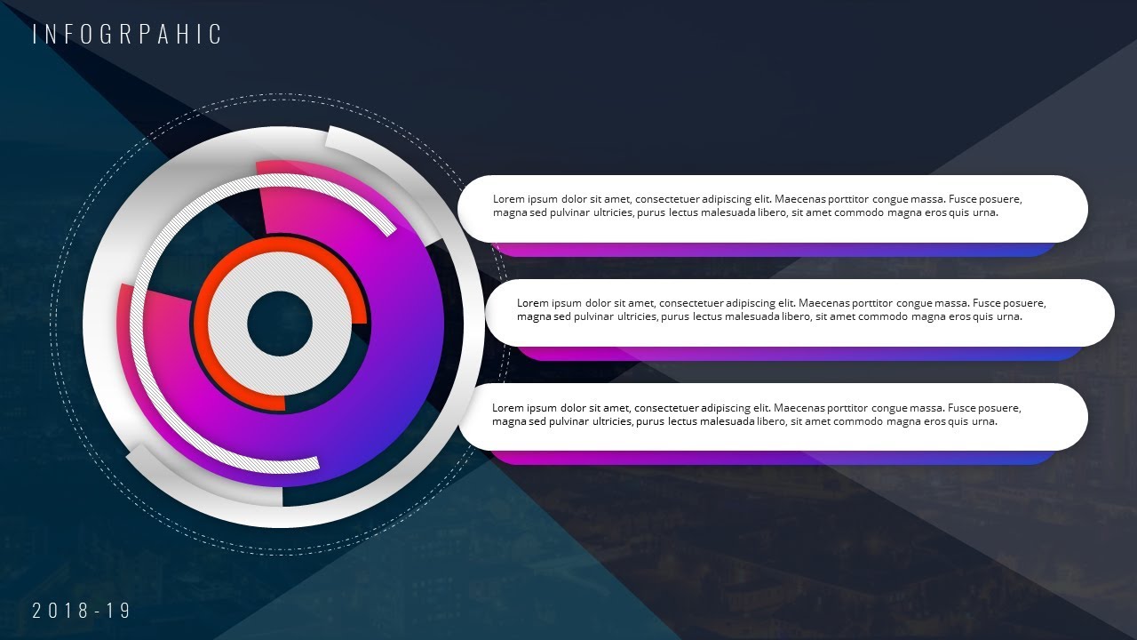 3 Steps Infographic Business Concept Slide Design for PowerPoint | Free PPT