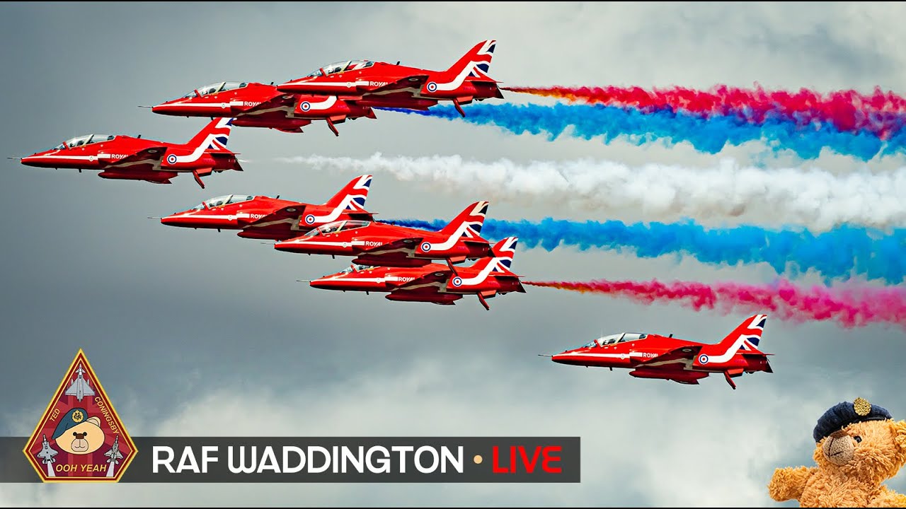 LIVE RED ARROWS TRAINING & WORK UP 2026 SEASON • RAF WADDINGTON 25.02.26 #redarrows