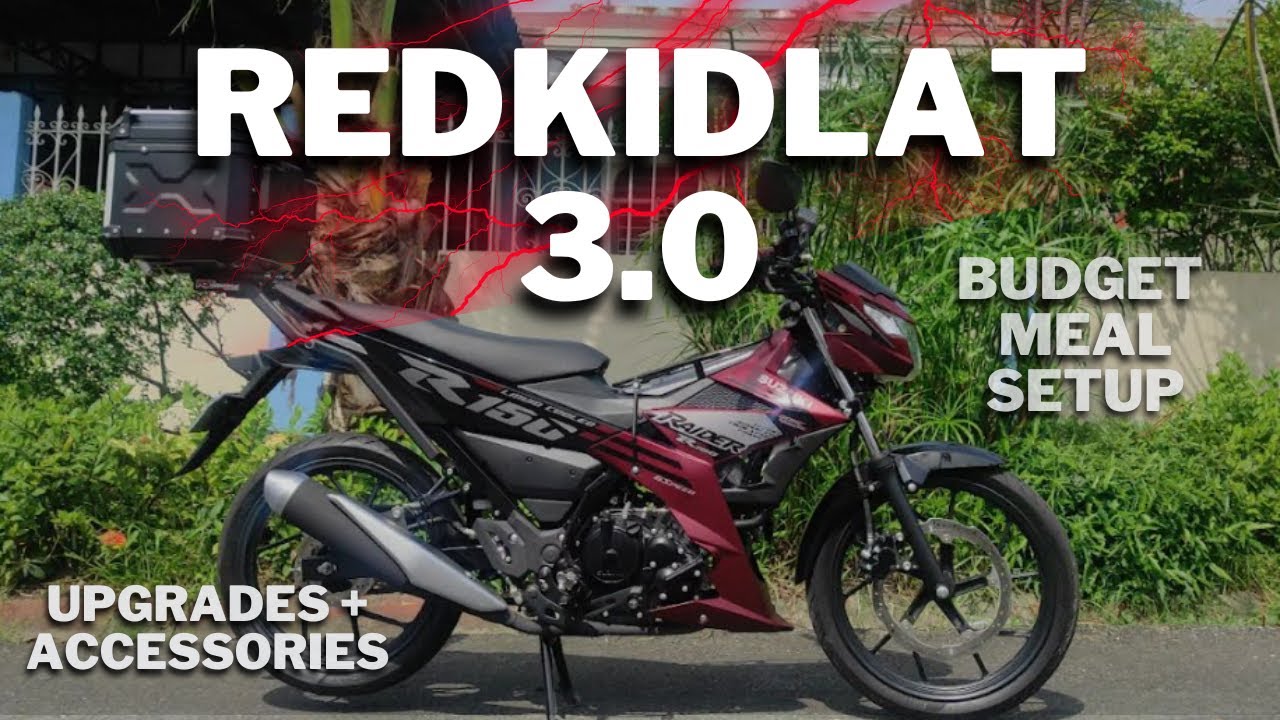 MY RAIDER 150 FI SETUP 2022 MATTE BORDEAUX RED | UPGRADES AND ACCESSORIES