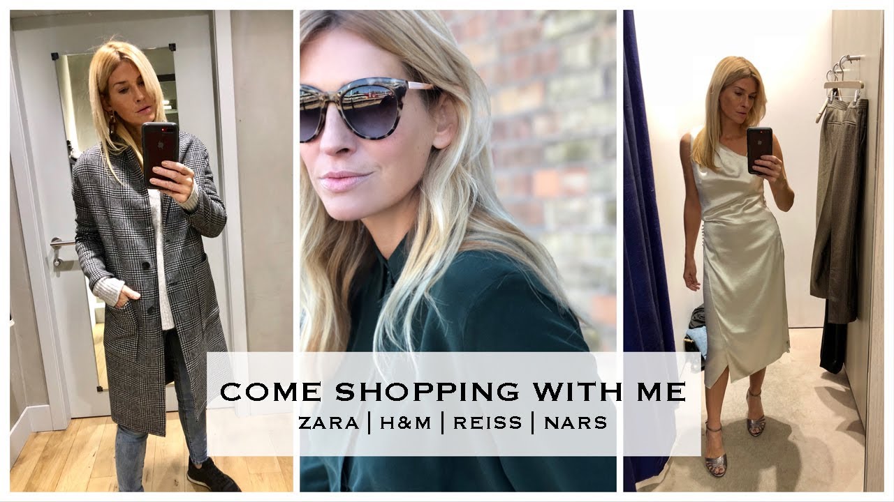 Come shopping with me in Zara, H&M, Reiss, All Saints + More