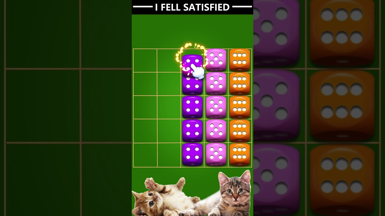Dice Merge-Blocks puzzle