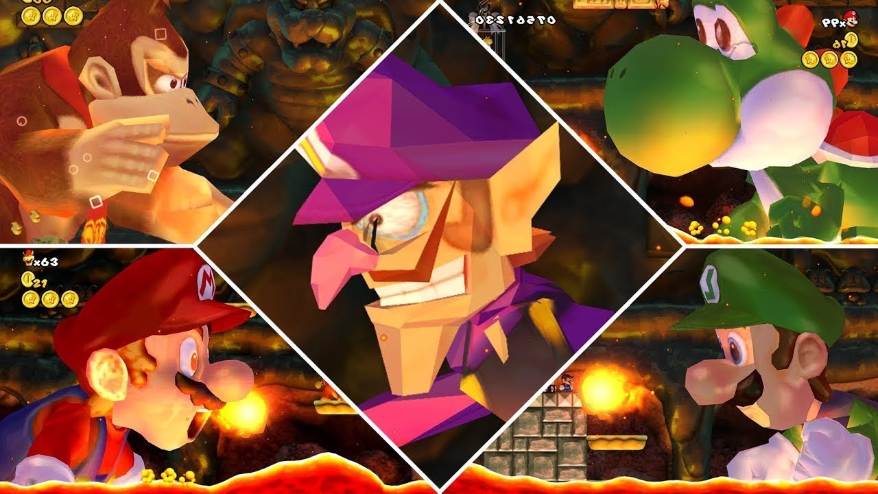 New Super Mario Bros  Wii - All Evil Boss Fights