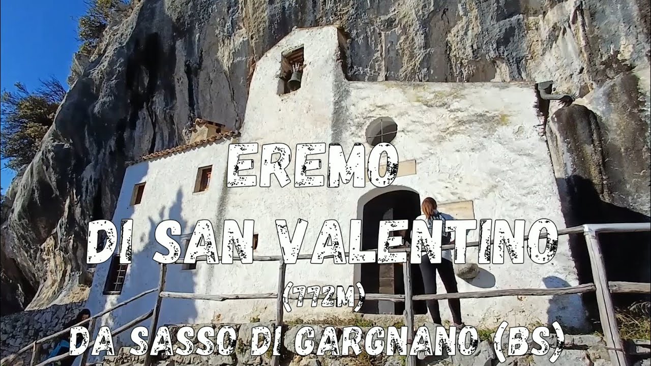 Eremo di San Valentino (772m) da Sasso di Gargnano (BS) #hermitage #gardalake #walking #hiking