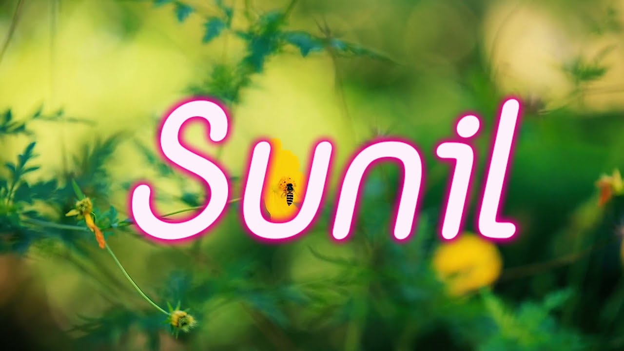 Sunil name status video