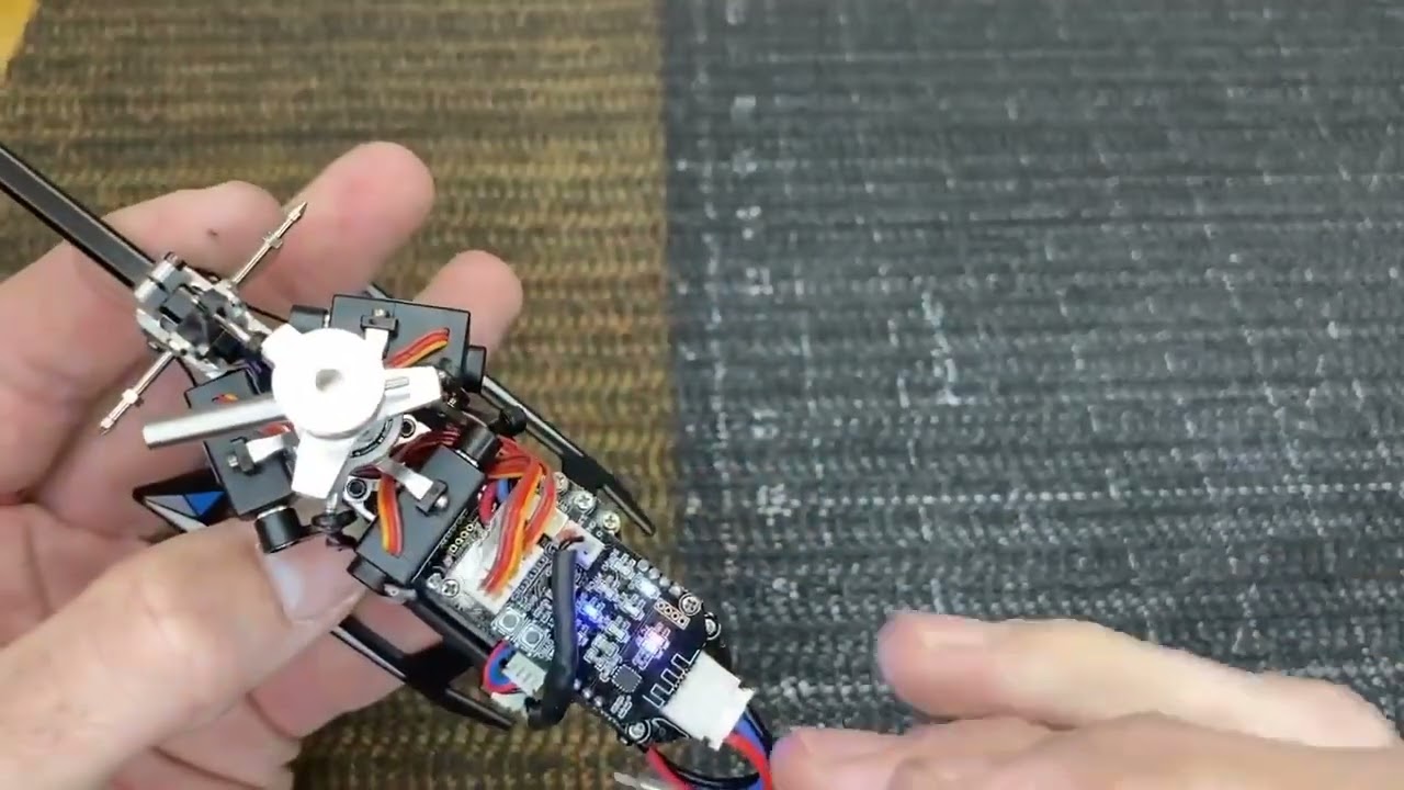 How to use M1 swashplate leveller
