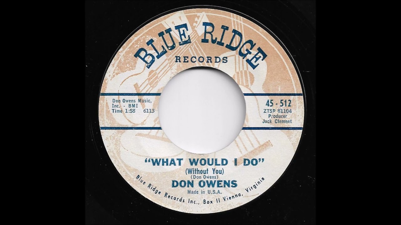 Don Owens - What Would I Do (Without You)