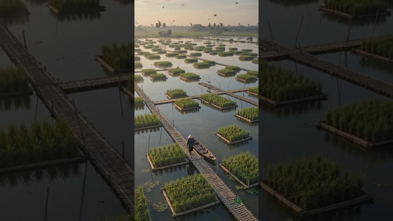 The Rice Farm That Floats on Water