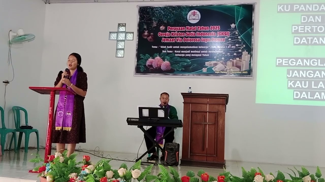 Ibadah Raya Minggu, 01-03-2026 di GKSI Jemaat Via Dolorosa Lupu Peruca. Wl: Sdri. Rosana 